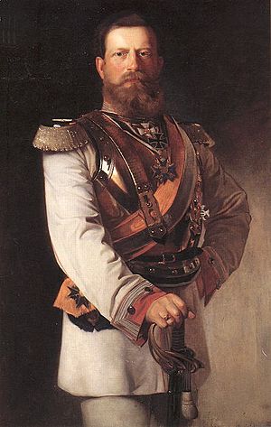 Archivo:Friedrich III as Kronprinz - in GdK uniform by Heinrich von Angeli 1874