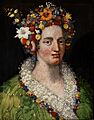 Giuseppe arcimboldo - flora 1589 oil on panel 74 5x57 5cm pc