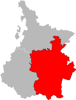 Hautes-Pyrénées - Bagnères-de-Bigorre arrondissement.svg