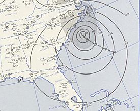 Hurricane Diane August 17, 1955 weather map.jpg