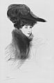 La Duchesse de Marlborough, Consuelo Vanderbilt, by Helleu, 1901