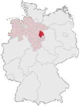 Lage des Landkreises Gifhorn in Deutschland.GIF
