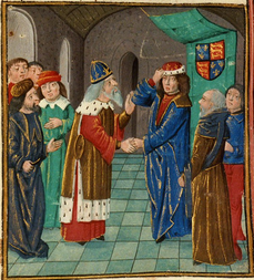 Archivo:Manuel II Palaiologos with Henry IV of England