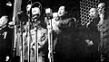 Mao proclaiming the establishment of the PRC in 1949