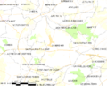 Map commune FR insee code 14126