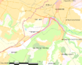 Map commune FR insee code 74118