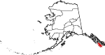 Map of Alaska highlighting Prince of Wales-Hyder Census Area.svg