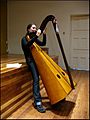 Meg with Andean harp (4134119578)