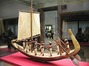 Model boat from the Middle Kingdom