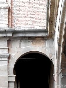 Monasterio de la Oliva - Detalle fecha