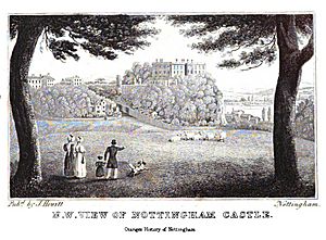 Archivo:Nottingham Castle (1840)