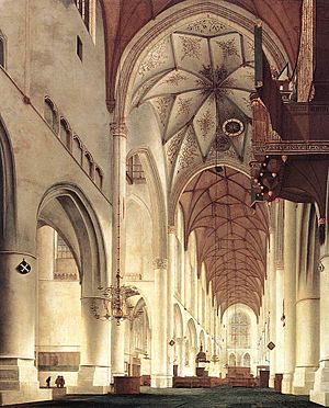 Archivo:Pieter Janszoon Saenredam Interior of the Church of St Bavo in Haarlem