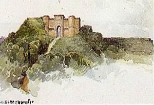 Archivo:Puerta fortificada del Fuerte Agüi, 1911