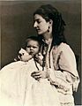 Queen Margherita and her only child