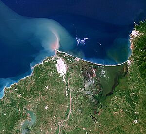 Archivo:Rio Magdalena Delta landsat