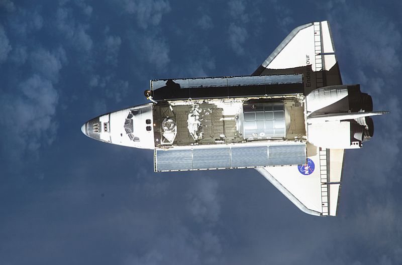 STS-111 approach with MPLM