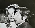 Sharon Tate and Roman Polanski wedding in 1968