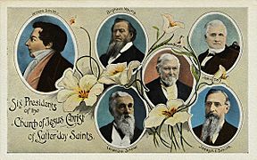 Six Presidents of Church of LDS