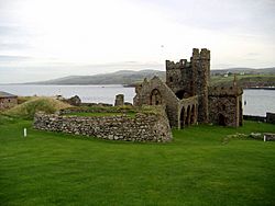 Archivo:St Germans' Cathedral, Peel Castle, Isle of Man