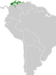 Thamnophilus melanonotus map.svg
