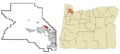 Washington County Oregon Incorporated and Unincorporated areas Rockcreek Highlighted