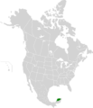 Yucatan Dry Forests map