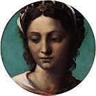 'Head of a Woman', oil on panel painting by Sebastiano del Piombo (Sebastiano Luciani).jpg