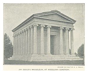 Archivo:(King1893NYC) pg522 JAY GOULD'S MAUSOLEUM, AT WOOOLAWN CEMETERY