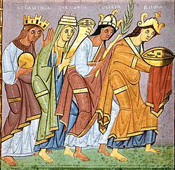 Archivo:4 Gift Bringers of Otto III