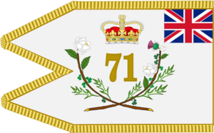 Archivo:71st Regiment of Foot Guidon