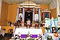 Altar mayor de la Parroquia San Caralampio