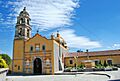 Atrio del templo de Santa María Magdalena en Cahuacán