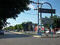 Caucete, ingreso por Diagonal Sarmiento