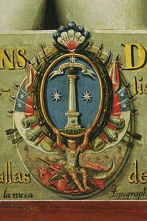 Archivo:Coat of arms of Chile (1819)