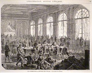 Archivo:Commune de Paris la salle du trône à l'Hôtel de Ville