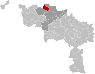 Ellezelles Hainaut Belgium Map.svg