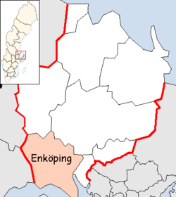 Enköping Municipality in Uppsala County.png