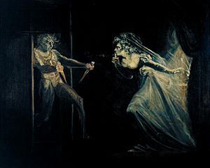 Archivo:Füssli - Lady Macbeth con los puñales (1812) Tate
