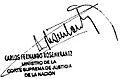 Firma Carlos Rosenkrantz