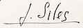Firma de Jorge Siles Salinas