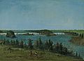 George Catlin- The Falls of Saint Anthony