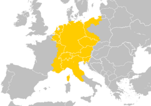 Archivo:Holy Roman Empire at its territorial apex (per consensus)