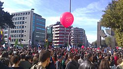 Archivo:Huelga general 14-N Vigo Plaza de América