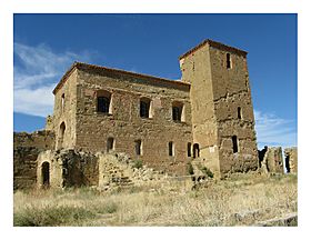 Inside Ruins of Montearagon Castle, near Huesca - panoramio.jpg