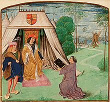 Jean Molinet presents his book to Philip of Cleves.jpg