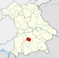 Locator map DAH in Bavaria
