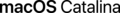 MacOS Catalina wordmark