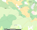 Map commune FR insee code 13020