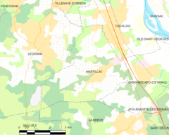 Map commune FR insee code 33274.png