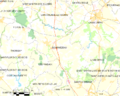 Map commune FR insee code 85034